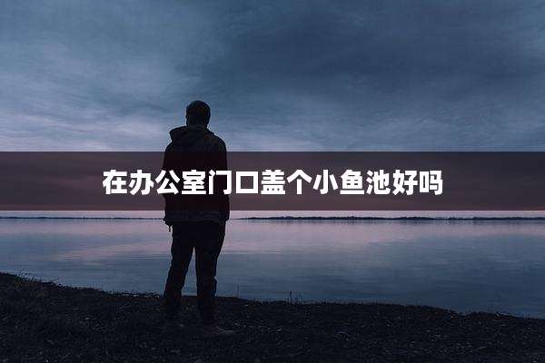 在办公室门口盖个小鱼池好吗