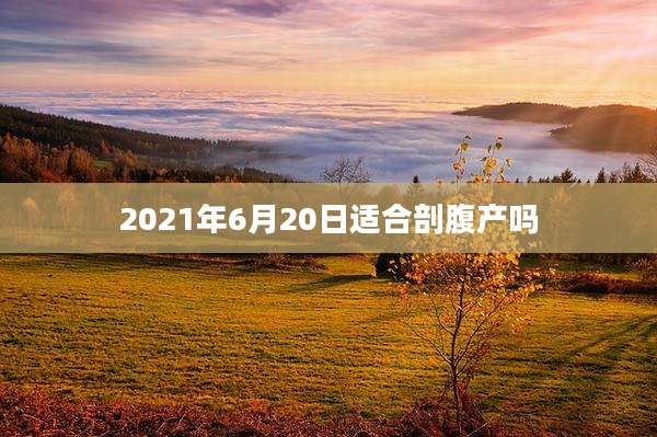 2021年6月20日适合剖腹产吗