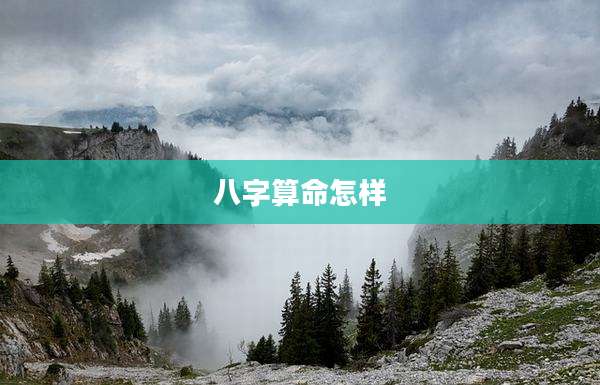 八字算命怎样