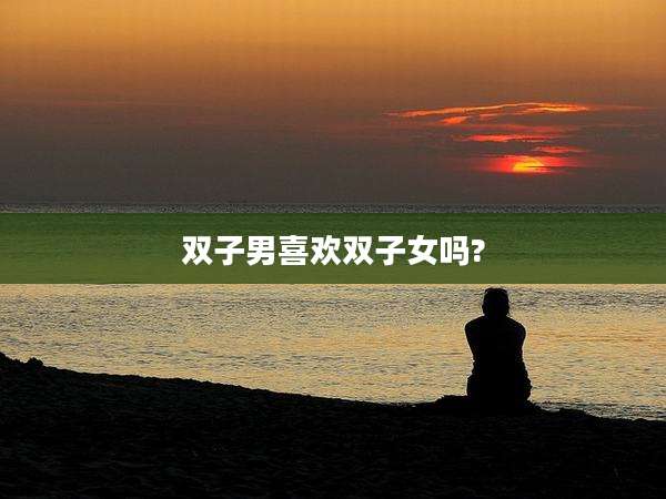 双子男喜欢双子女吗?