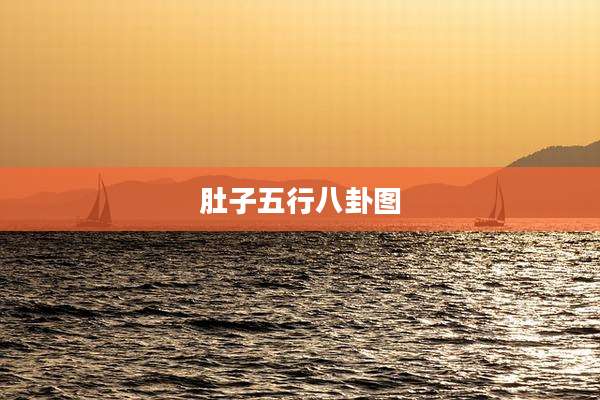 肚子五行八卦图