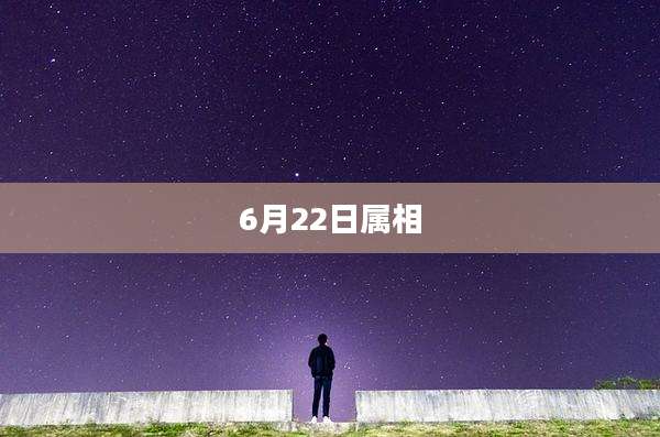 6月22日属相
