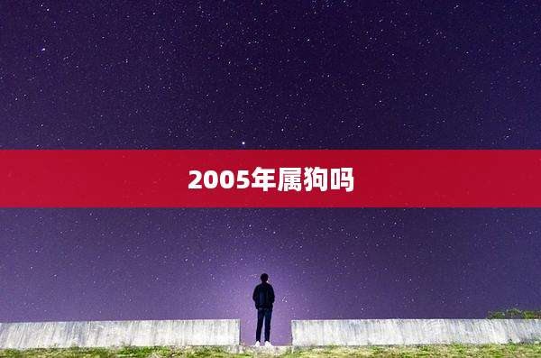 2005年属狗吗