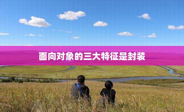面向对象的三大特征是封装