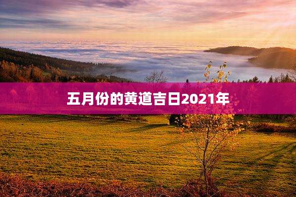 五月份的黄道吉日2021年
