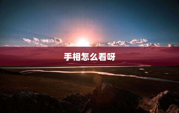 手相怎么看呀