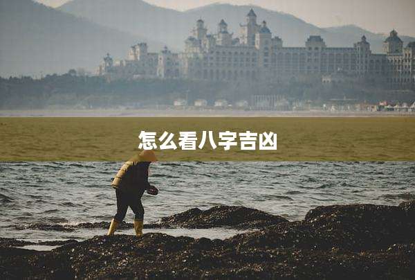 怎么看八字吉凶