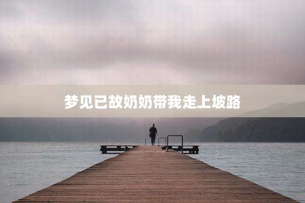 梦见已故奶奶带我走上坡路