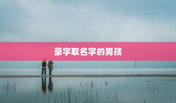 豪字取名字的男孩