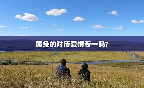属兔的对待爱情专一吗?
