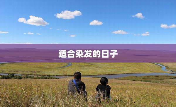 适合染发的日子