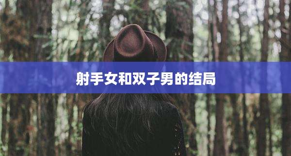 射手女和双子男的结局