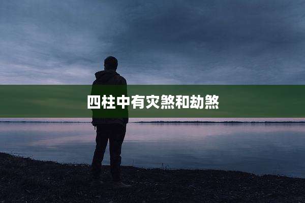 四柱中有灾煞和劫煞