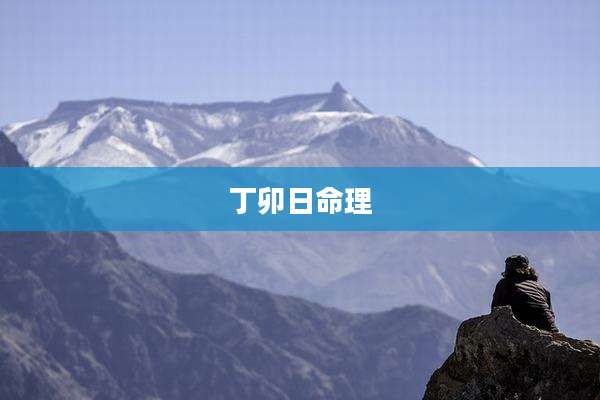 丁卯日命理