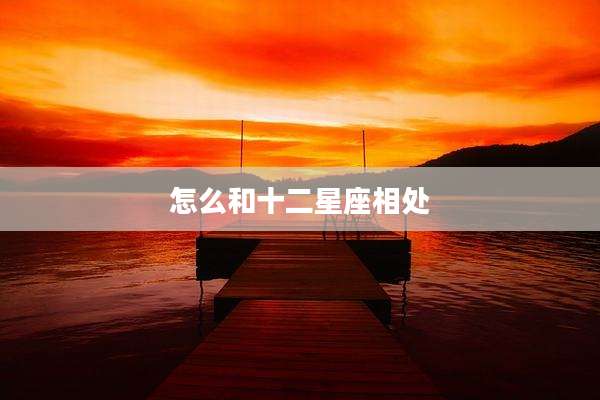 怎么和十二星座相处