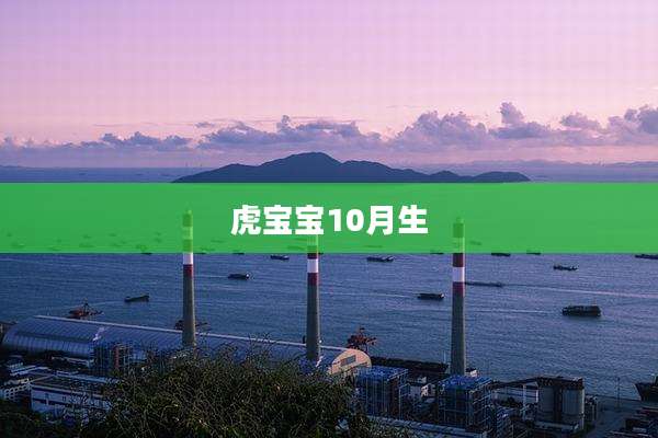 虎宝宝10月生