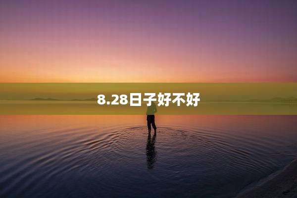 8.28日子好不好