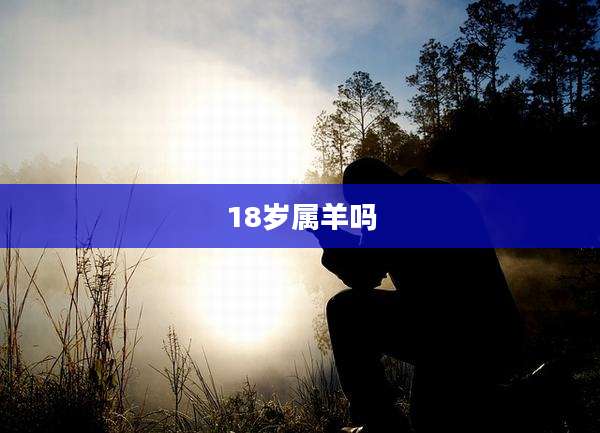 18岁属羊吗