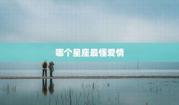 哪个星座最懂爱情