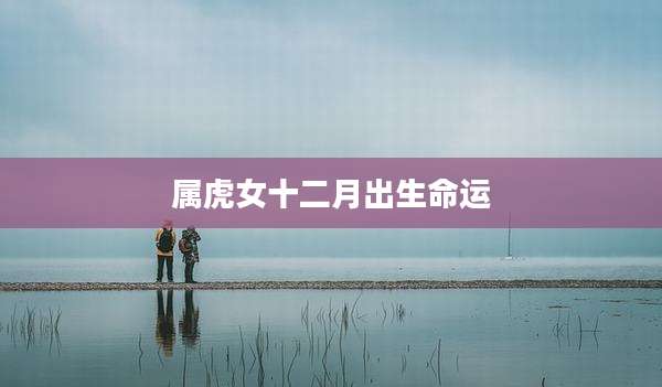 属虎女十二月出生命运