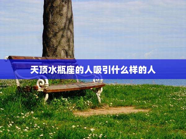 天顶水瓶座的人吸引什么样的人