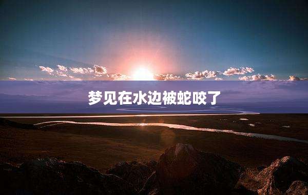 梦见在水边被蛇咬了