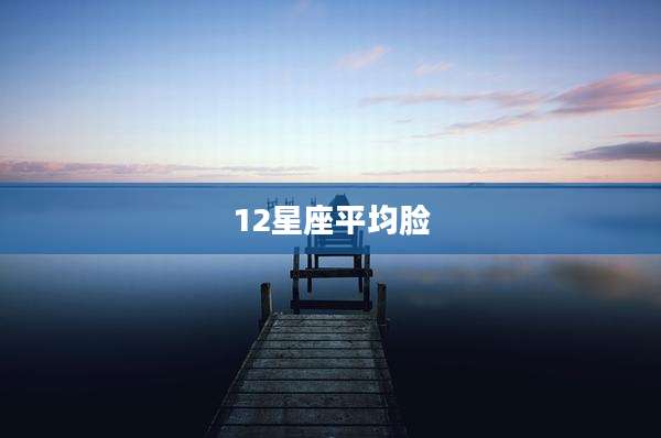 12星座平均脸