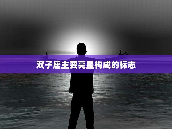 双子座主要亮星构成的标志