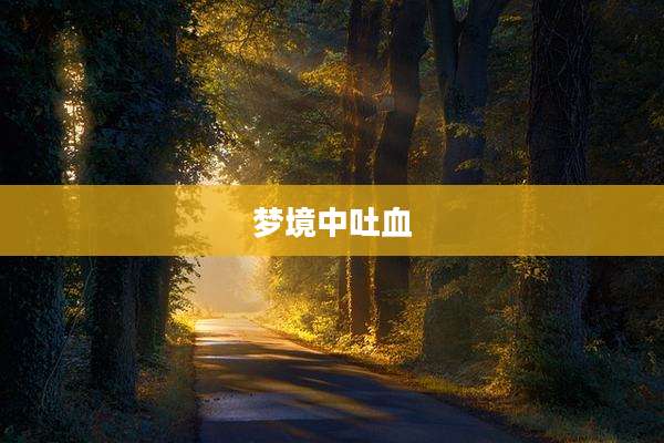 梦境中吐血