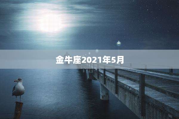 金牛座2021年5月