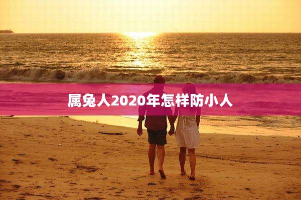 属兔人2020年怎样防小人