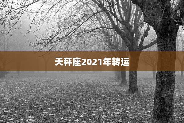 天秤座2021年转运