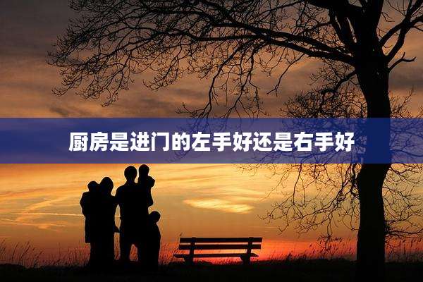 厨房是进门的左手好还是右手好