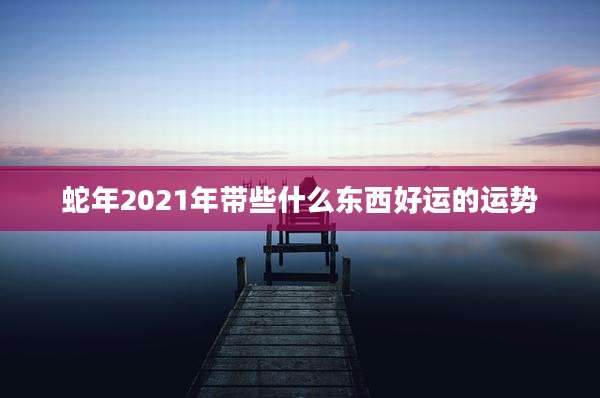 蛇年2021年带些什么东西好运的运势