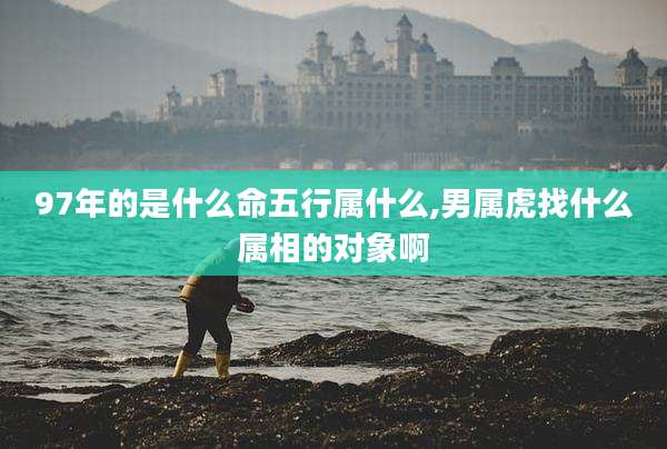 97年的是什么命五行属什么,男属虎找什么属相的对象啊