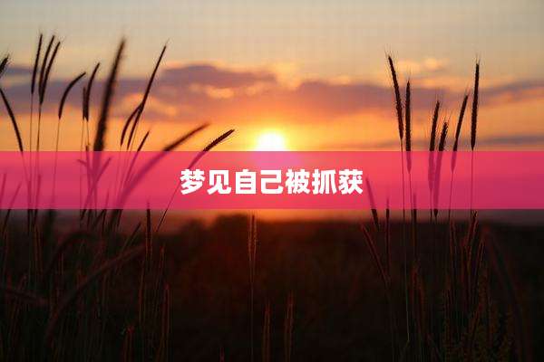 梦见自己被抓获