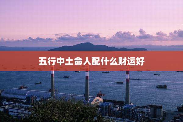 五行中土命人配什么财运好