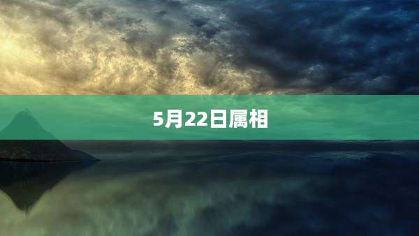5月22日属相