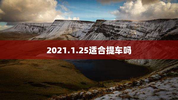 2021.1.25适合提车吗