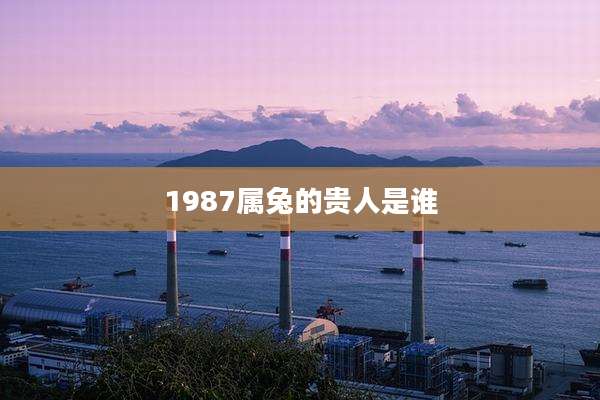 1987属兔的贵人是谁