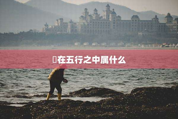 珺在五行之中属什么