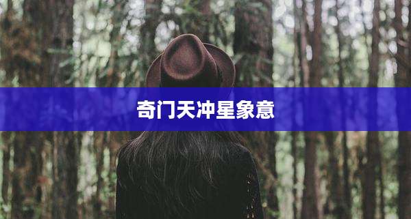 奇门天冲星象意