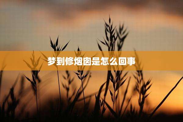 梦到修烟囱是怎么回事