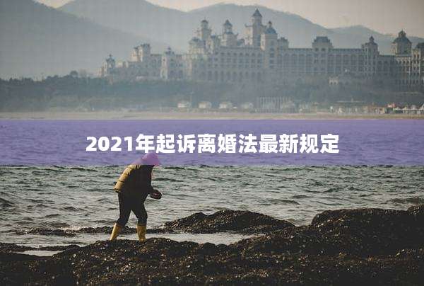 2021年起诉离婚法最新规定