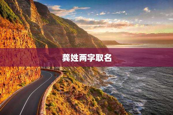 龚姓两字取名