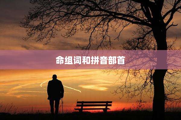 命组词和拼音部首