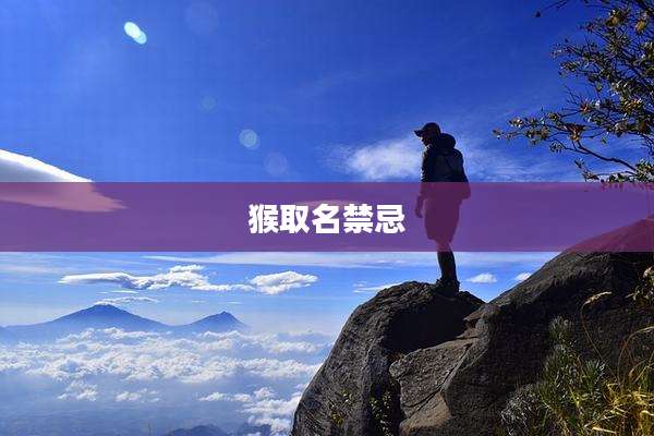 猴取名禁忌