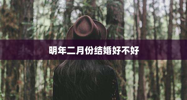 明年二月份结婚好不好