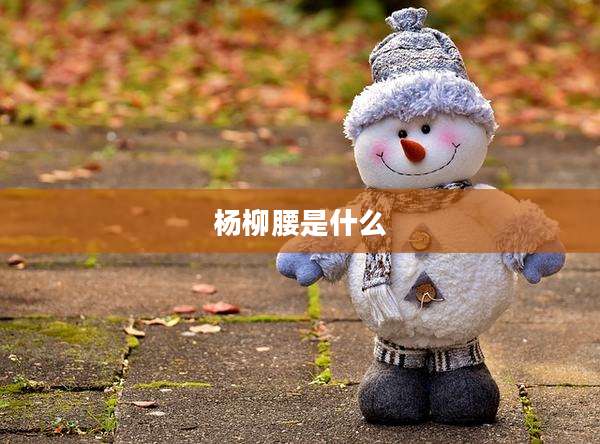 杨柳腰是什么