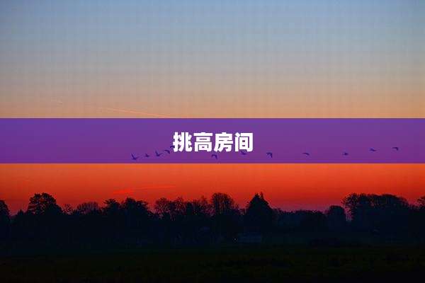 挑高房间
